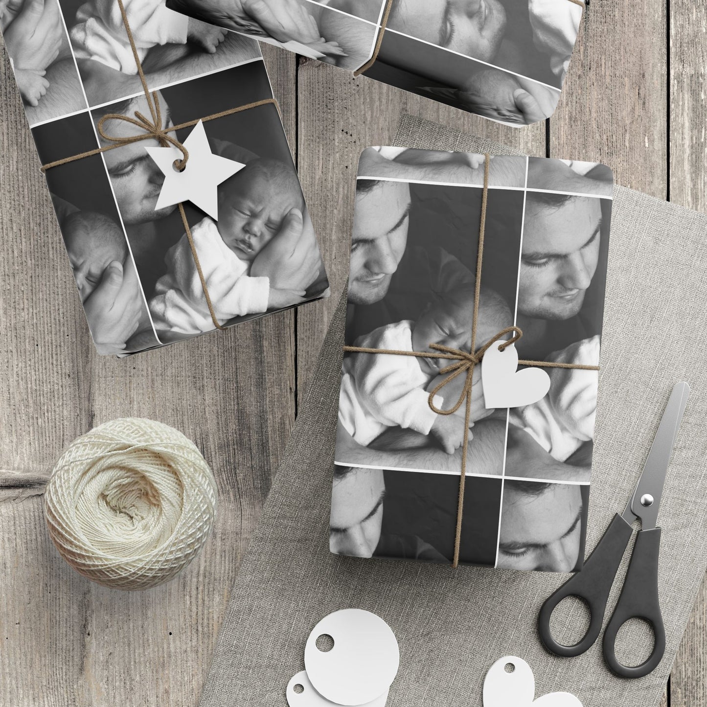 Personalized Father's Day Wrapping Paper
